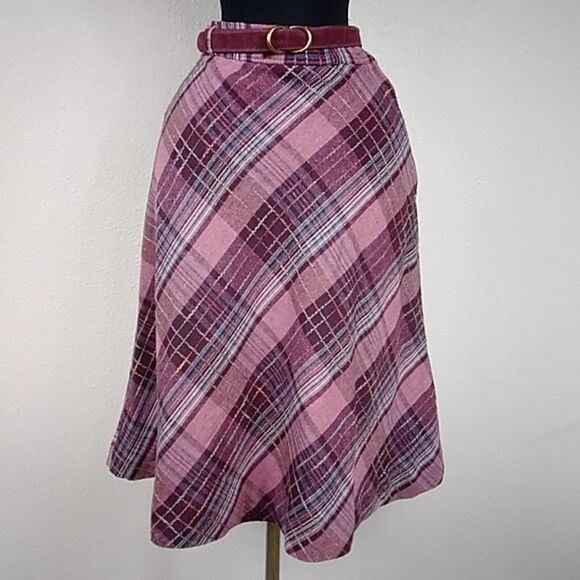 Vintage Dresses & Skirts - Vintage Stripes Women's Skirt Size 9/10